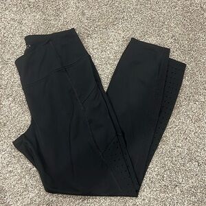 Athleta Running Legging with Leg Detail
